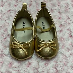 Gold Slip-Ons